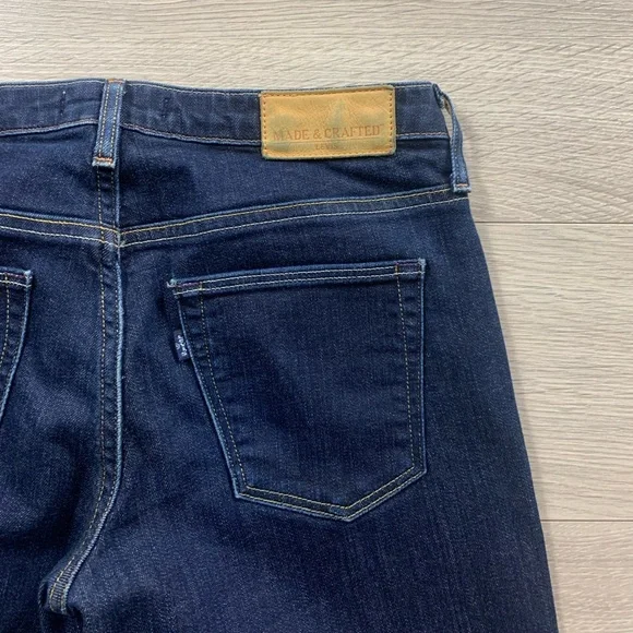 Levi’s Made & Crafted Pins Skinny Dark Wash Jeans - Picture 7 of 14